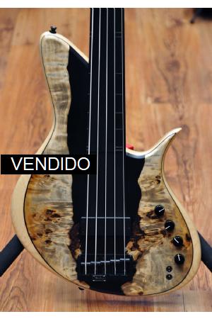 Meridian Horizon Fretless 5 Poplar Burl Meridian Horizon Fretless 5 Poplar Burl